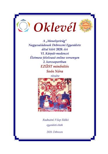 Kárpát-medencei Életmese felolvasó verseny 2020